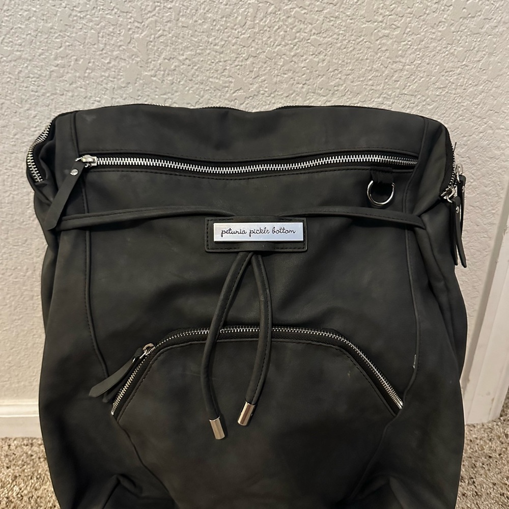 Petunia Pickle Bottom Black Backpack